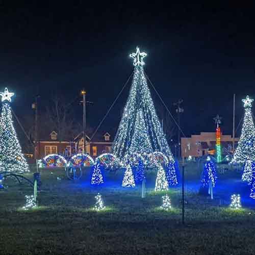 holiday lights spectacular downtown Mooresville